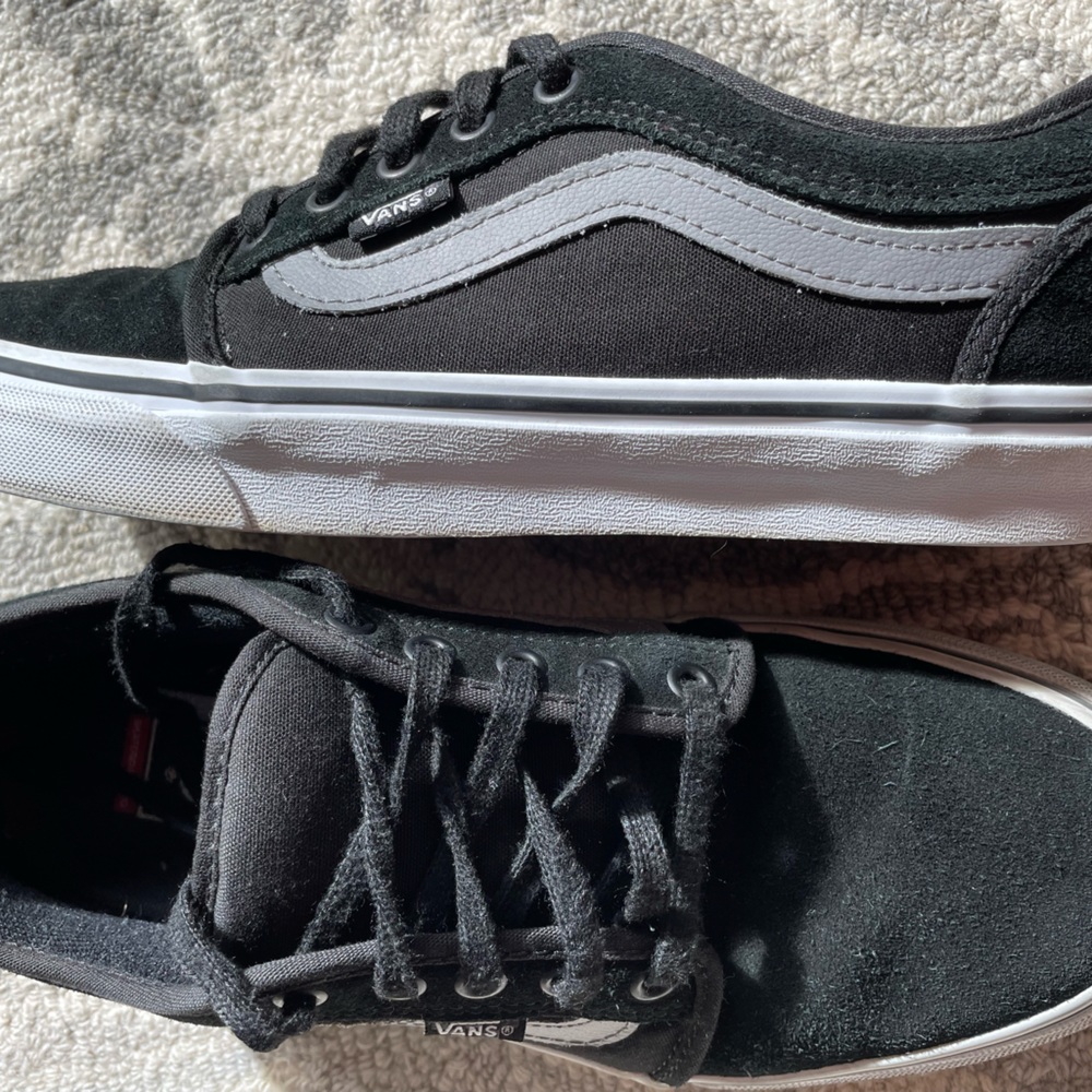 Mens Black Pop Cush VANS size 9